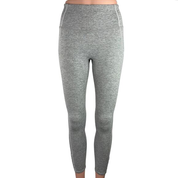 Free People Movement Women's Heathered Gray Athletic Yoga Workout Leggings Sz S - Picture 1 of 5